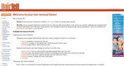 Desktop Screenshot of hairtell.com